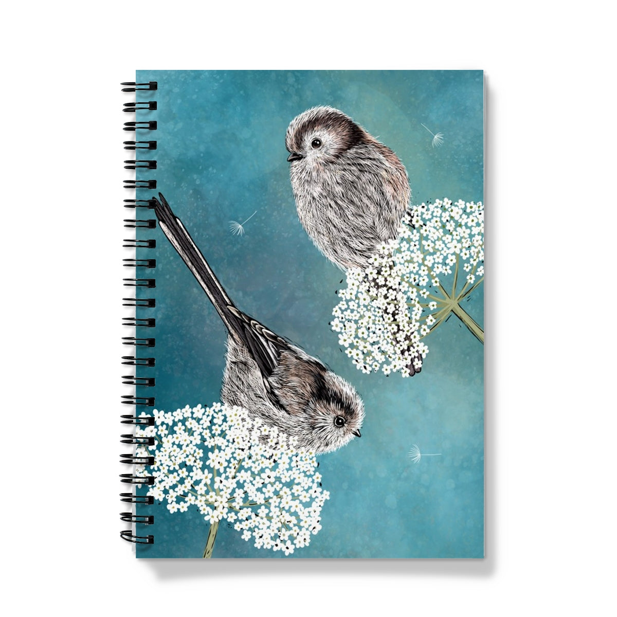 Long Tailed Tits Spiral Bound Notebook