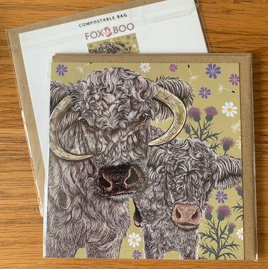 Lichfield Longhorns Greeting Card