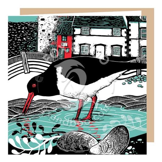 Conwy Oystercatcher Card