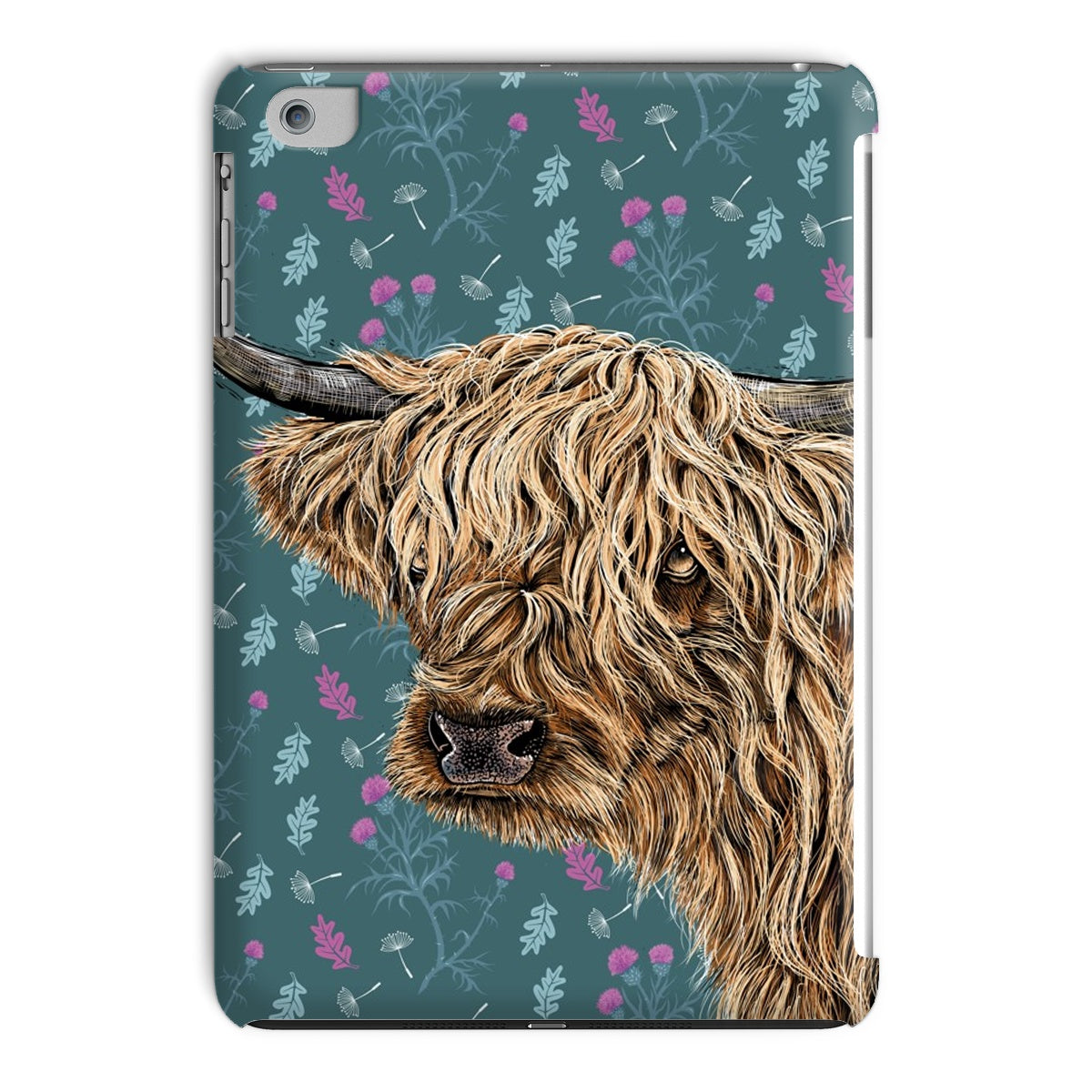 Highland Cow Tablet Case