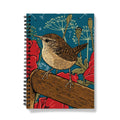 Poppies & Wren Spiral Bound Noteboo