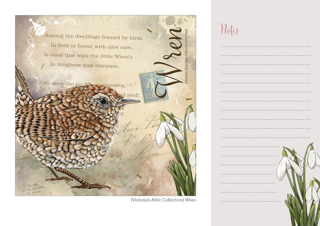 Fox & Boo 2026 A4 Wall Calendar