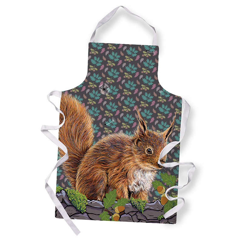 Woodland Red Squirrel Apron