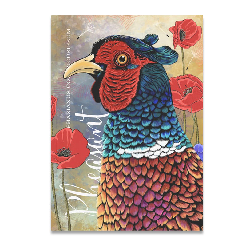 Vintage Style Pheasant Hardback Journal