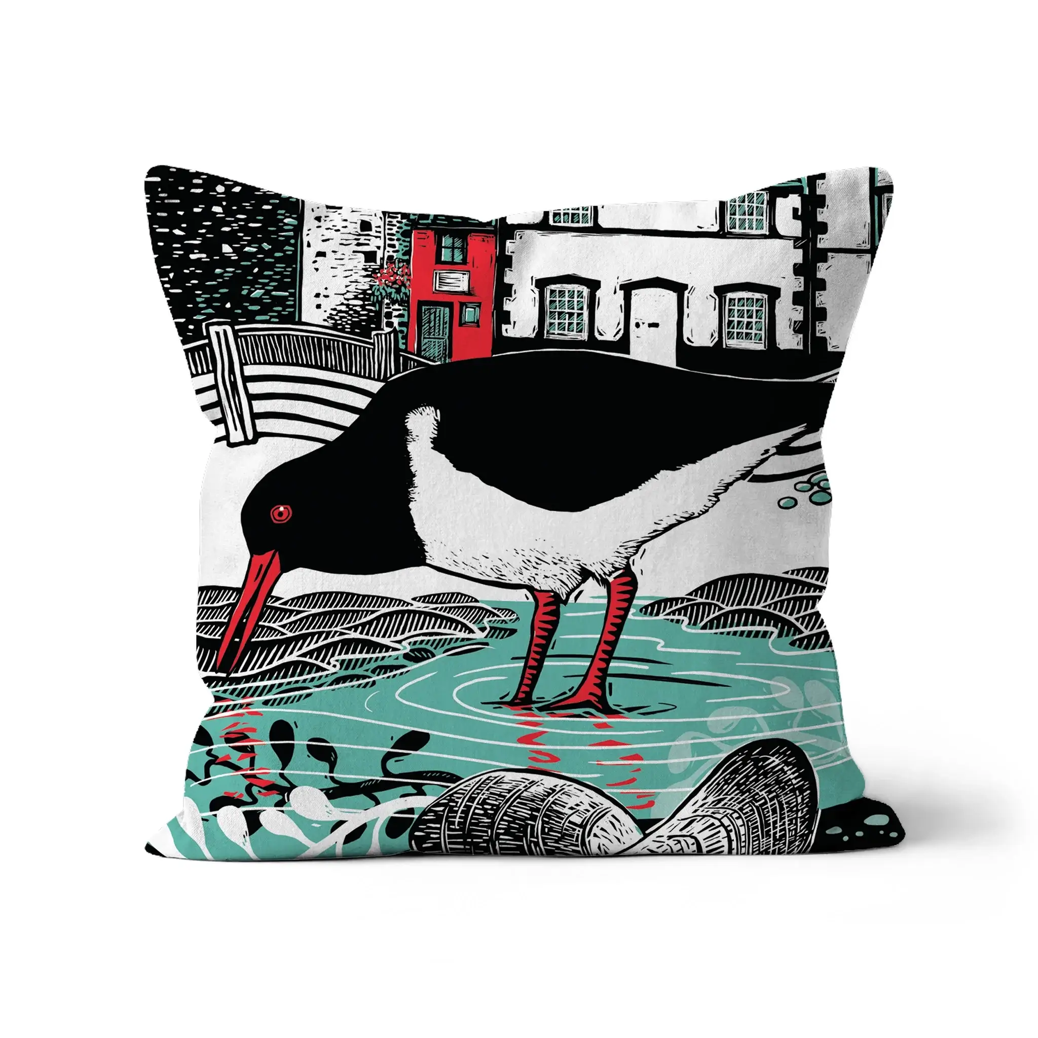 Conwy Oystercatcher Cushion