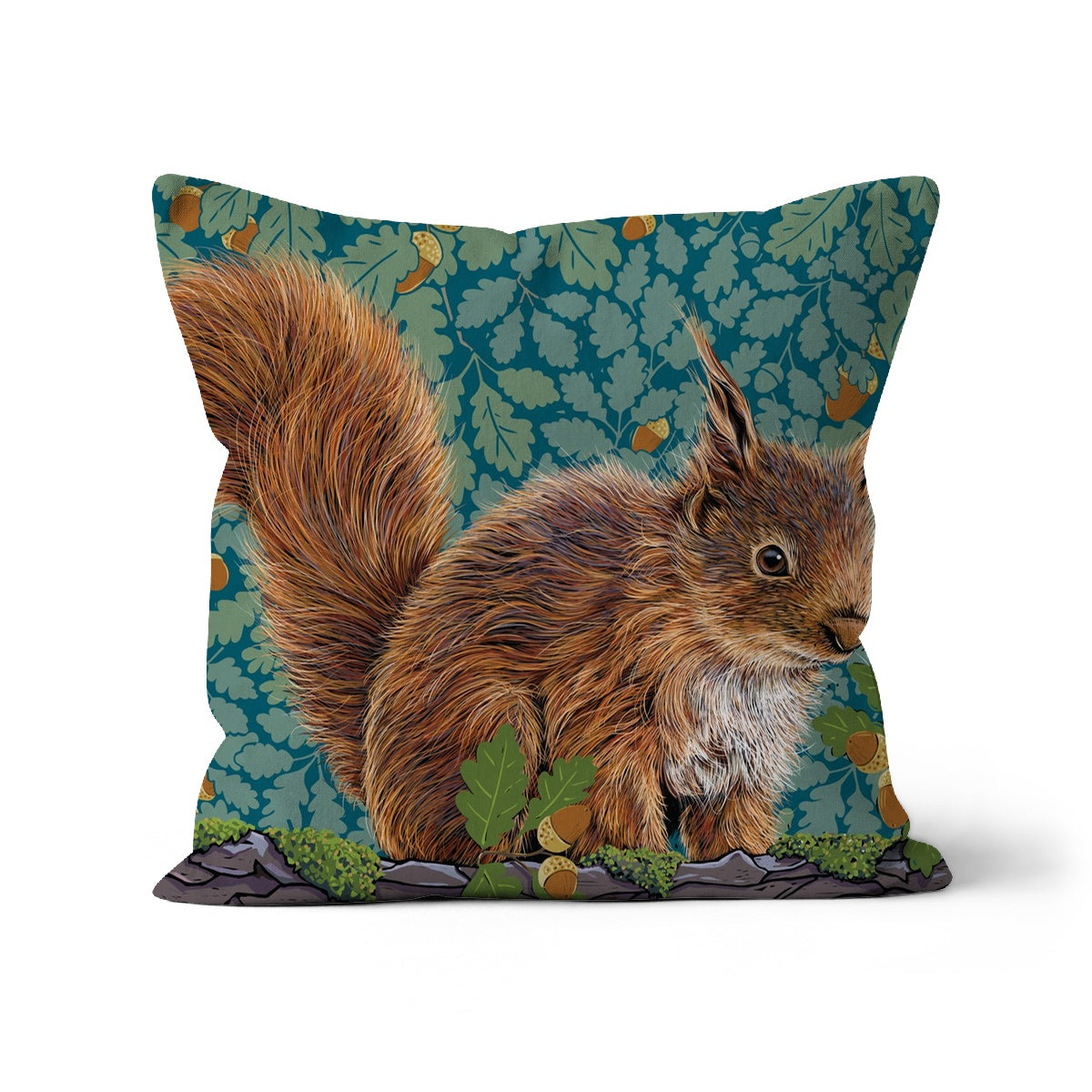 Red Squirrel Cushion - Woodland