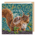 Woodland Red Squirrel Greeting Card