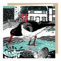 Conwy Oystercatcher Greeting Card