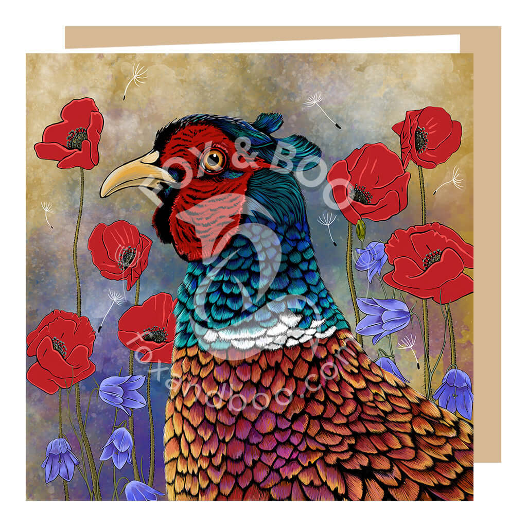Magnificent Pheasant Greeting Card