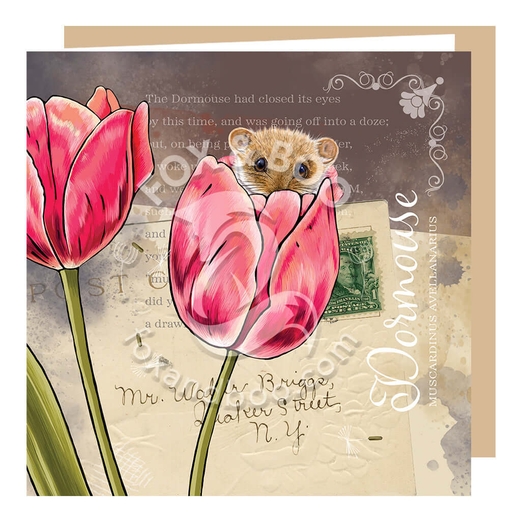 Victoria’s Attic Collection Dormouse Greeting Card