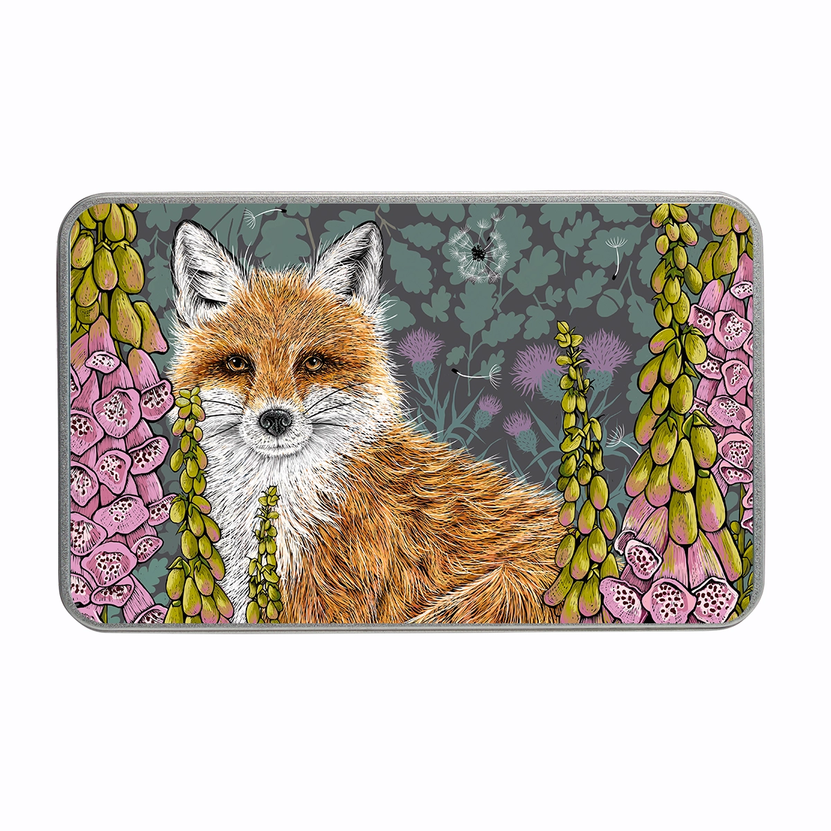 Fox Decorative Keepsake Tin