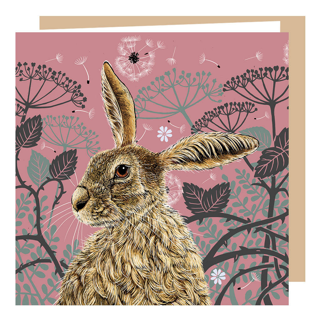 Wholesale 'Decorative Hare' Card