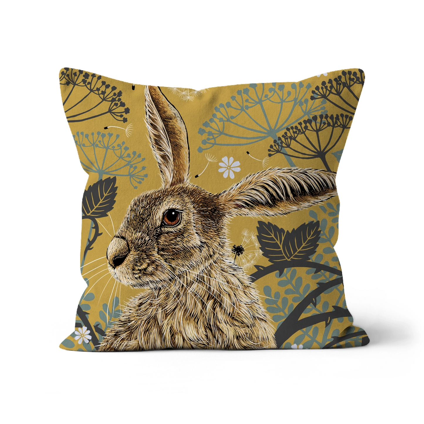 Wild Woodland Hare Cushion