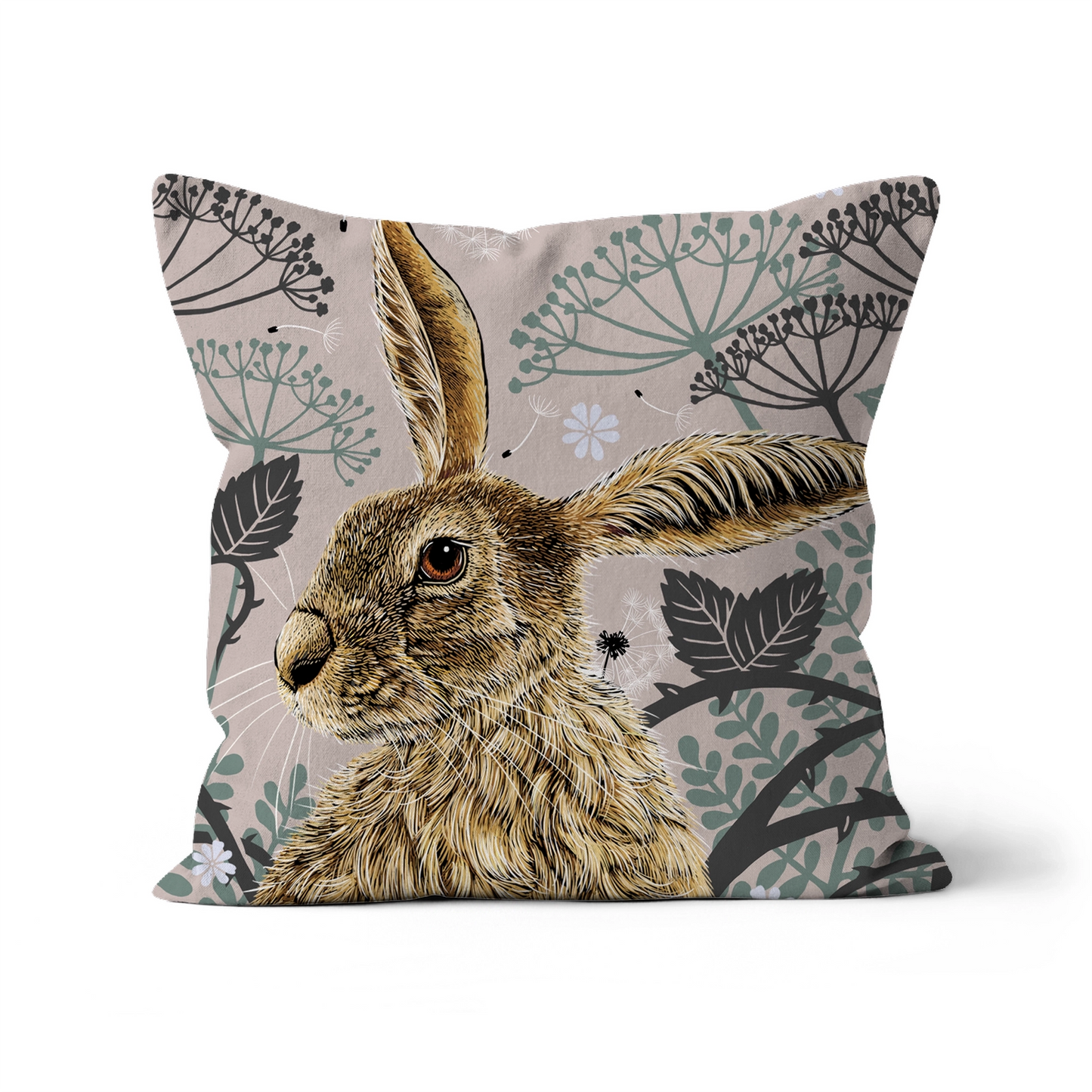 Wild Woodland Hare Cushion