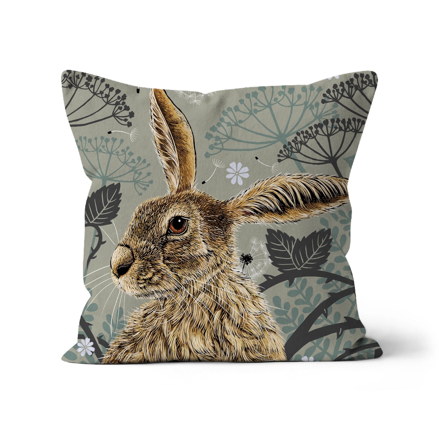 Wild Woodland Hare Cushion