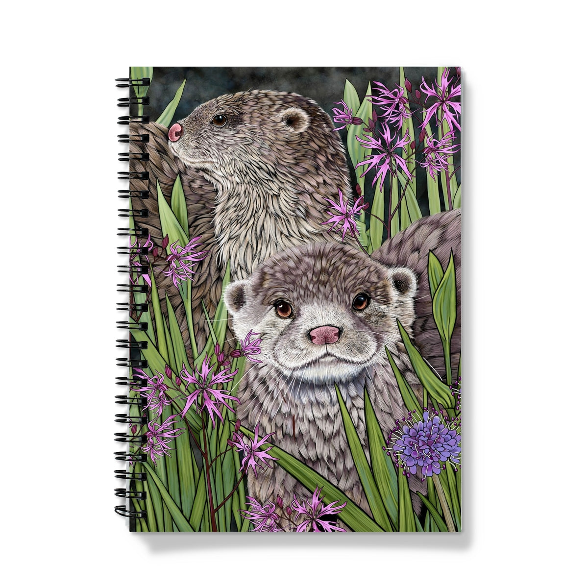Otter Spiral Bound Notebook from Fox & Boo