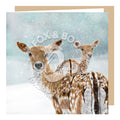 Winter Woodland Deer Greeting Card