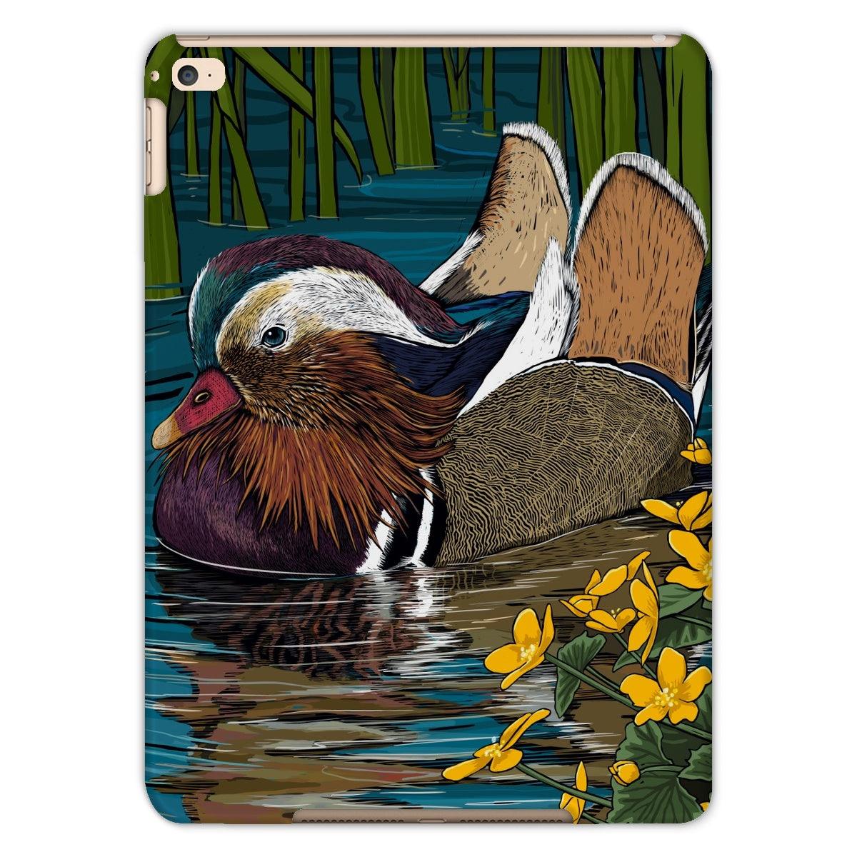 Mandarin and Marigolds design on a tough, shatterproof tablet case by Fox and Boo