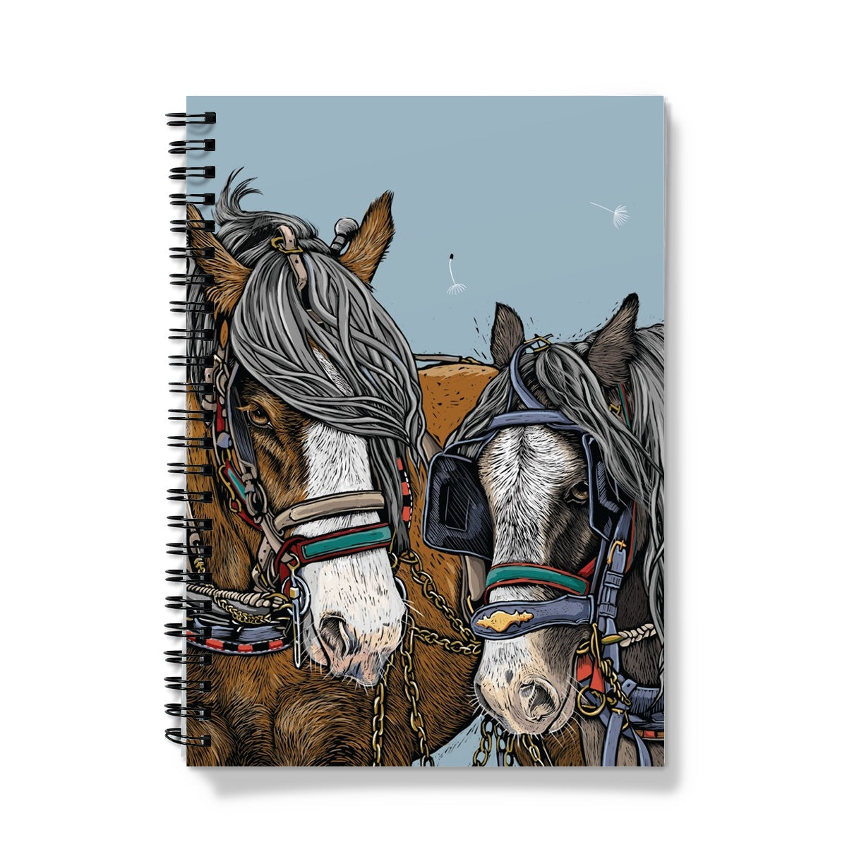Horse Whisper Notebook (Blue)